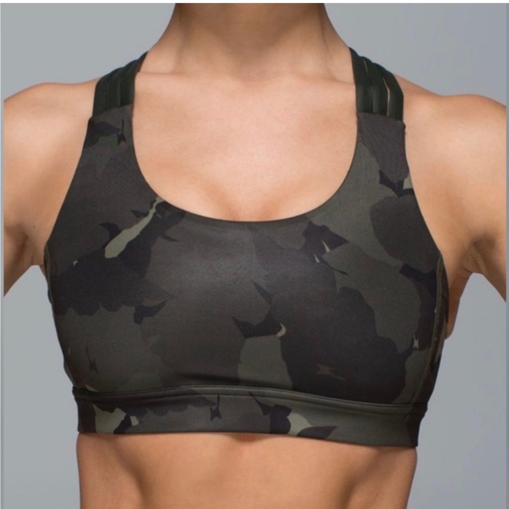 Lululemon" Energy Sport Bra Camo
